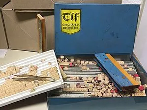 Druck Stempel Buchstaben